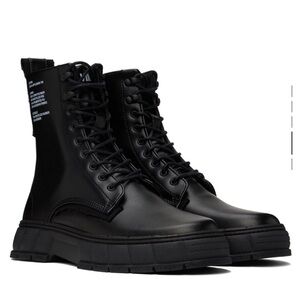 Viron Black 1992 Combat Boots